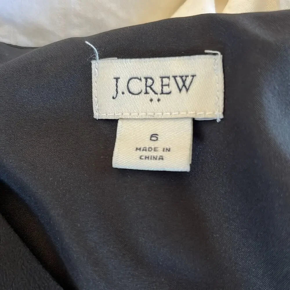 J. Crew Satin blouse. Size 6
